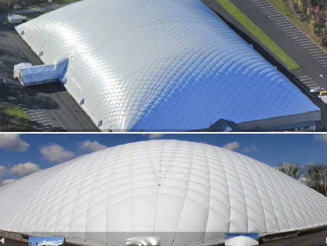 充气膜布局修建的利用规模及上风