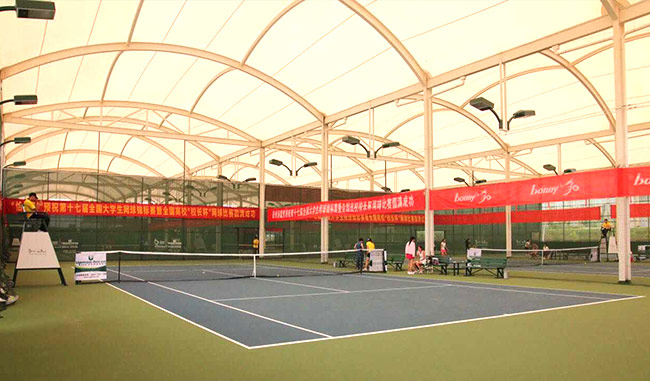 运动场膜布局装置计划