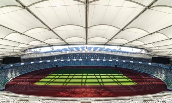 运动场馆膜布局的长处